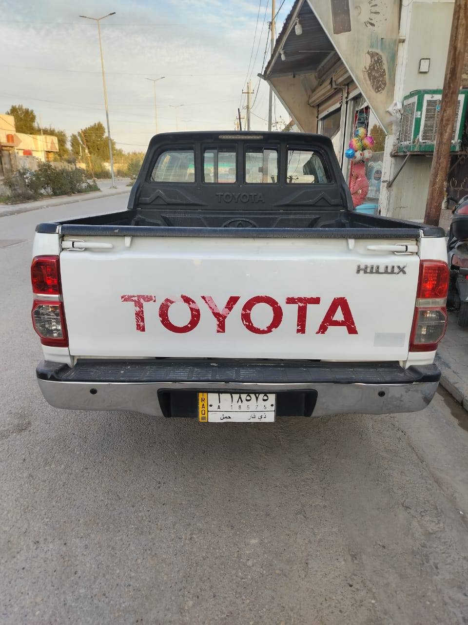 HILUX فلاونزه موديل 2014 شاصي12
رقم ذي قار الماني تحويل ثاني يوم بيهة مكانات بارد قليله تشتري على السونار
مكان السيارة الكوت السعر205 للأستفسار  ***********
