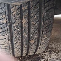 زوج تايرات حجم 15 /195/60 بدون وياله اخو جديد سعر 50 او مراوس  15/195/...
