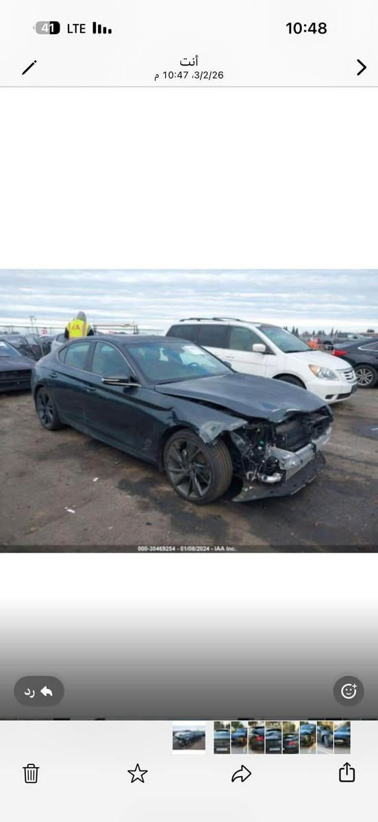 جنسز g70موديل 2023رقم بغداد بدون ايرباك فول مواصفات محرك 2000 تيربو ماشيه 50ميل السعر 210 بيها مجال
***********
