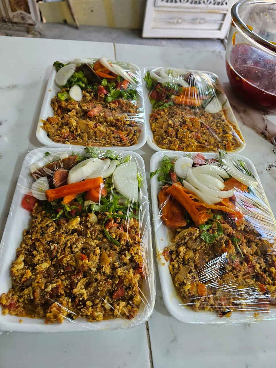 مطعمنا مجاور الاستاذ وثام البياتي 
ماكولات حارة وطعم ضيم 🤤 
واسعار حلوة 
كباب لحم عراقي  ب ١٠٠٠ الف 
معلاك عراقي ب ١٠٠٠ الف 
تكه لحم عراقي  ١٥٠٠ الف ونص 
كبدة ٧٥٠ و ٢ ب الف وربع 
مخلمة ٧٥٠ و ٢ ب الف وربع 
كبد ب ١٠٠٠ الف 
ومستعدين لتجهيز المناسبات والعمال ايضا ❤️ للاتصال على الرقم *********** او *********** واهلا وسهلا بالجميع
