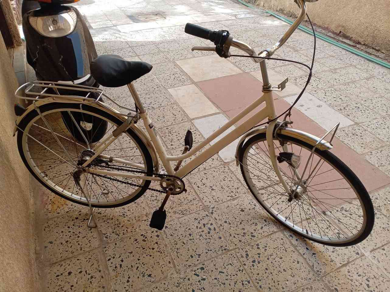 ♦️ سلام عليكم بايسكل بنات للبيع بايسكل.

🚲 حجم 27.
🚲 موديل 2015.

♦️ بايسكل كامل مكمل ماناقسة شي.
♦️ بريكات امامي وخلفي شغالات.
♦️ ويل امامي حساس شغال بس عوزة كلوب.
♦️ نضافة::90 ٪100 وكما موضح في الصور.

💵 سعره 80 وبي مجال.
🗺️ عنوان كوت حي الحكيم شارع علاء غريب.
👈 للاستفسار اكثر اتصال على رقم
☎️ *********** ☎️
☎️ *********** ☎️
