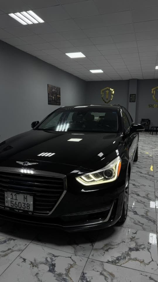 Genesis 2019. G90
السياره كلش حلوه ونظيفه 
السياره (كلين تايتل ) مابيها قطره صبغ شرط الفحص 
مواصفات السياره 
- كامرات 360 درجه 
-بيبان شفط 
-جنطه شفط 
-جنطه تنفتح اوتو عند الاقتراب
-الكشنات تدفئه وتبريد الاماميه والخلفيه
-تدفئة ستيرين
-3 قطع تبريد
-كشنات كهرباء
-رادارات 360
-نقطه عمياء 
-تنبيه الخروج عن المسار 
-مثبت سرعه 
-كير طياره 
-تحكم موس بالشاشه
-3 شاشات كبيره
-تحكمات خلفيه في الشاشات 
-بردات اوتو بلادي
-سستم صوت 12 سماعه 
-تبريد منفصل امامي خلفي 
-المري شفط +قلاب
-حساسات اماميه وخلفيه 
-نظام ترحيب 
-محرك v8 -5.0
-فتحه سقف
-كشنات خزن الاماميه والخلفيه 
-السياره بحاله الوكالة
-وبعد بيها مواصفات كلش هواي المعروفه بال g90 
-ماشيه 115 الف كليو  
السياره عليها ادامه كامله والسنويه جديده ورقم جديد 
تحويل مباشر 
ماناقصها اي شي 
الي تعجبه السياره يراسل واتساب  او يتصل 
واذا شراي يشلع عيوني 
‭***********
