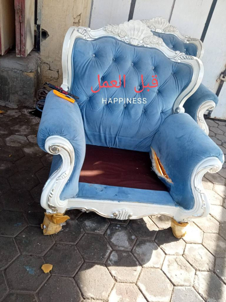 تصليح تخم ابو التاج ملكي تغير اقماش درجه اولى اسفنج ضغط عالي جدا
من معمل ومعرض المرتضى
***********
العنوان النجف الاشرف مقابيل قريه الغدير عامود ٢٥٨ النجف, العراق
