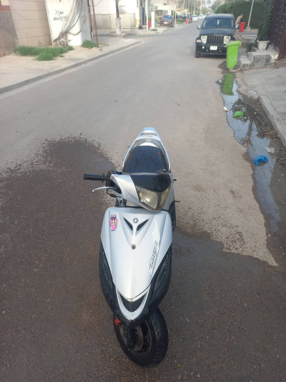 سلام عليكم دراجة ماكس 140 شغالة سلف هندر نكرة اي وقت كهربائيات كلها شغالة للبيع السعر 550 وبيها مجال 
***********
