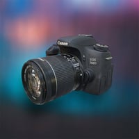 Canon EOS 760D with lens 18-55 stm f/3.5-5.6   كاميرا كانون 760D عدسة ...