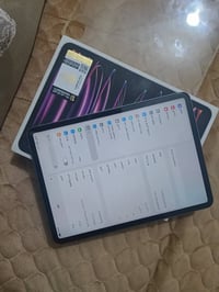 ايباد برو حجم 11 معالج M2 بطارية 95 ذاكرة 128 نظيف جداً ملحقات اصلية ك...