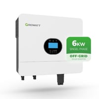 انفيرتر ماركة GROWATT ✅ العالمية  6KW Off grid singel phase صار متوفر ...