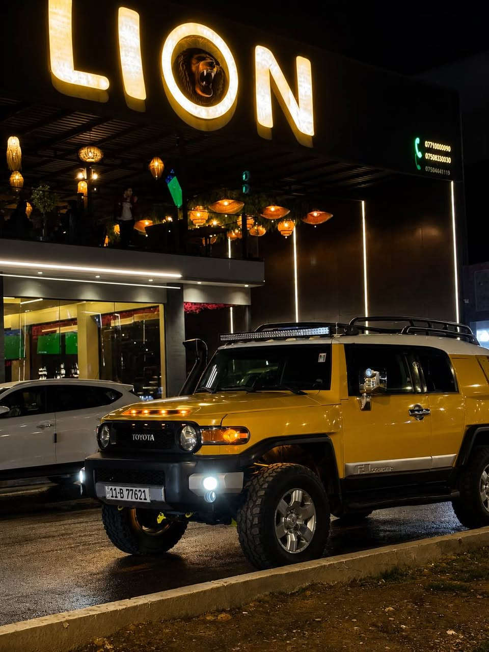 🍋 Toyota FJ Cruiser 2007 موديل  

السعر165$ بي مجال بسيط 
 جاهزه من كل النواحي ✅

🛠️ الحالة

✔️ سيارة جاهزة بالكامل — ما تصرف عليها دينار
✔️ صدر جديد
✔️ أدّامة محرك كاملة
✔️گير + مكينه مكفول
✔️ مصبوغة حزام اثر جراد بدون حادث

رقم بغداد بأسمي سنوية 2030🇮🇶
محرك 6 سلندر 🔥 4000 
‎وارد أمريكي 🇺🇸 بدون حادث 
لون اصفر مميز اصل🍋✨

⚙️ المواصفات

✅ نظام الزحف Crawl Control
✅ نظام RR DIFF LOCK
✅ نظام A-TRAC
✅ سماعة دمام خلفي بلاد شغال🔊
✅ حساسات خلفية
✅ كروز سرعه 

🔥 الإضافات

✨ سستم سماعات BOOS
✨انارة فوق الاطارات
✨ شاحن USB
✨ مرفعة 2 إنج ⬆️
✨ لد بار اف جي مع قواعد
✨ بروجكترات خلفيه 
✨ أريل سفاري
✨ بروجكتر خلفي اربعه عدسة
✨ انارة داخليه للاقدام
✨ كت كفرات نيكل مري + يدات + بك لايت+ اشارة امامي
✨ لايت عدسة
✨ بچم زنون بالكامل
✨ إضافات كثيرة جاهزة للبر والرحلات 🏜️
✨ شوته خارجيه يعني روح غركها بالماء ماعليها شي

💎 سيارة نظيفة وقوية ومناسبة للبر والمدينة
💎 فرصة مميزة لعشاق الـ FJ
عنواني بابل / حلة 
تعجبك السيارة علق او تتصل 
ماتعجبك صلي على النبي واعبر المنشور🌹
📞 للاستفسار:
*********** حلة, بابل
