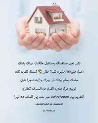 مساء الخير المصرف العقاري اعلن عن فتح تقديم     اي استفسار تواصلو مع ر...