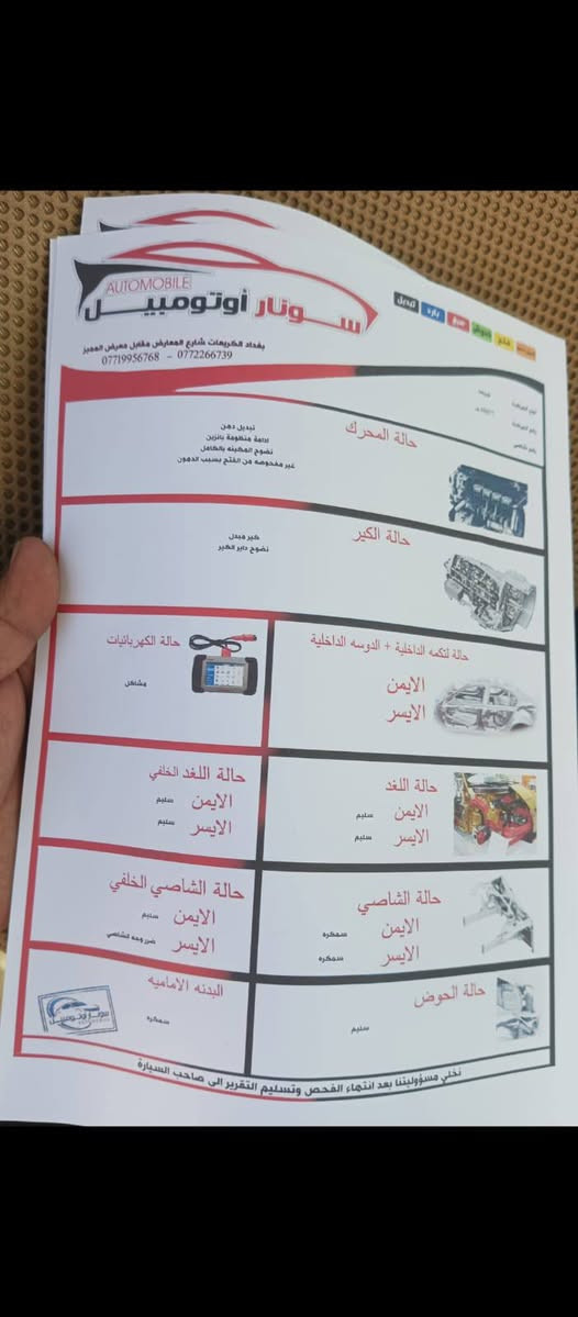 سلام عليكم للبيع نيسان فيرسا امريكي موديل 19 سونار موجود بصور سيارة خير من الله بسمي مكان بغداد سعر 95 بي مجال اني مكلف بلنشر رجأ مارد خاص اتصل على صاحب سيارة ***********/***********
