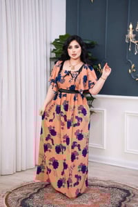 دشداشة نسائية • خامة كريشة • مقاسات L-3XL