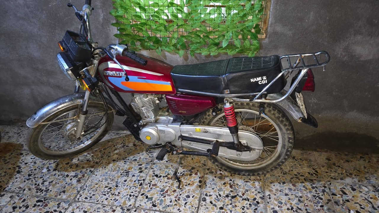 دراجه يراني نايمه لبيع 1700
دراجه رقم موديل 23


**إذا كنت صاحب هذا الإعلان وتريد حذفه لأي سبب، رجاءا أرسل رسالة إلى الدعم الفني**