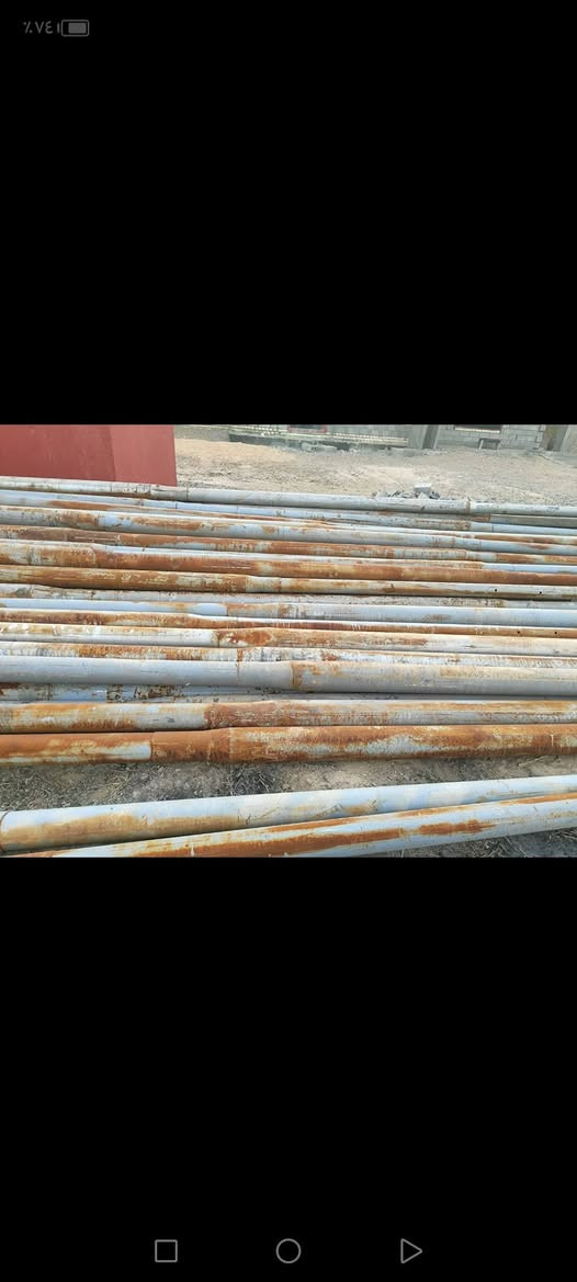 سلام عليكم ورحمة الله وبركاته
اعمده كهرباء للبيع ٩متر السعر 90،000
***********
