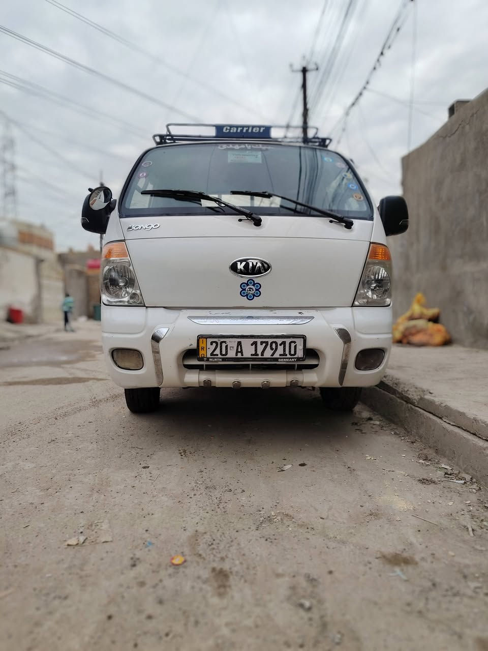 سلام عليكم كيا حمل مديل 2007 محرك 3000 مكفوله رقم دولي باسمي سعر 90 وبيها مجال  عنوان بغداد مدينه الصدر ***********
