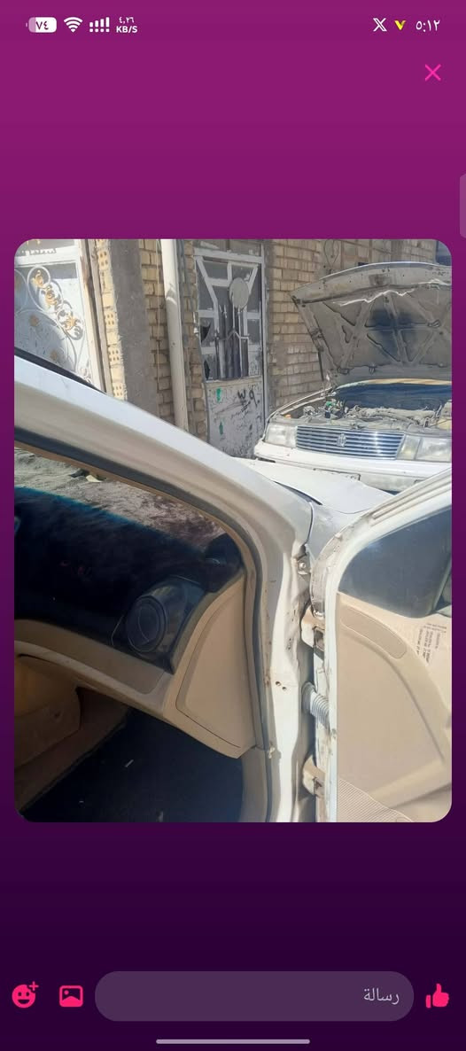 سيارة نوع افيو مديل ٢٠١٠ رقم ميسان للبيع سيارة جاهزه بيه بس التكمه مال اليمين مضروبه لاستفسار فقط عبر الهاتف ***********
