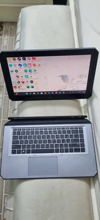 وبركاتة  HP ZBook X2 G4  512G windows 10 pro 64  المعالج - intel فئة U...