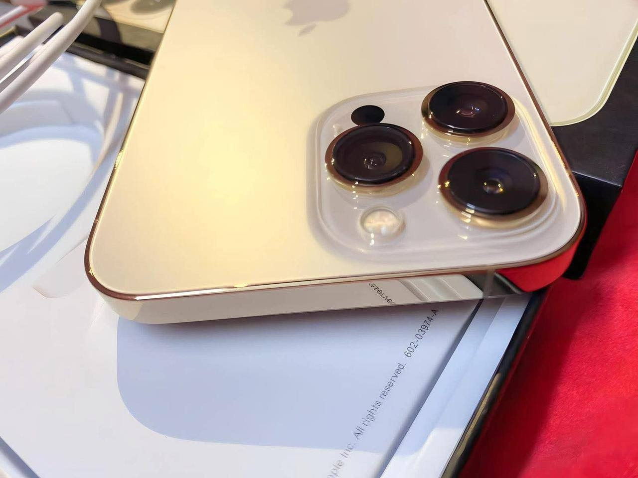 ايفون 13 📱 برو ماكس ذهبي
بطارية 83
ذاكرة 128 
الجهاز وتر ممفتوح  
نضافة 100‎%‎100 زلغ مابي 
مكاني فلوجه
 اكثر  استفسار مراسله واتس او
‏للاتصال +واتس ***********
