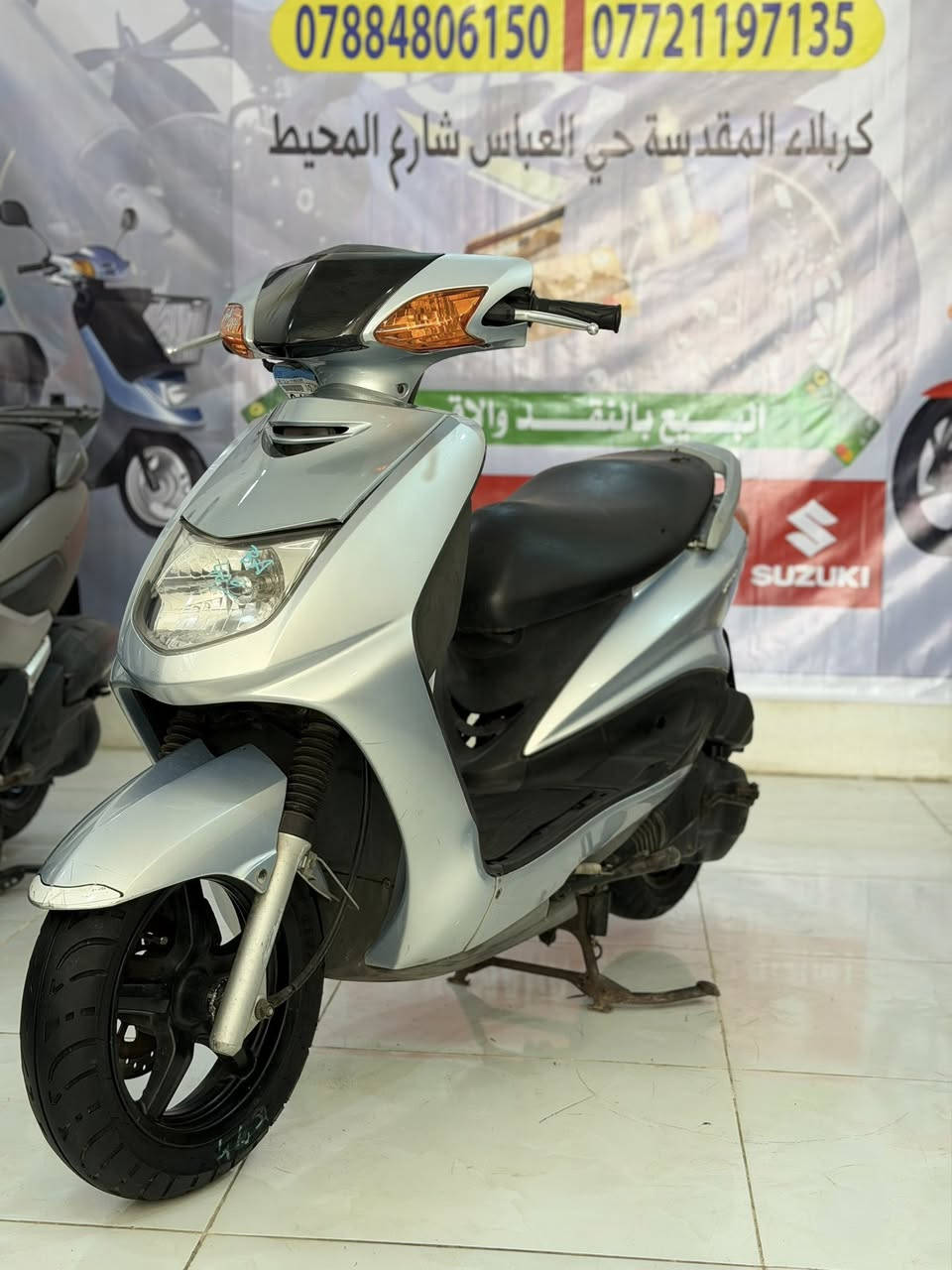 #سكنس_نثية_ياباني_اصلي
مزاد اليابان كفالة عامة 
محرك 125cc
استان صفح كهربائي 
الدراجة بحالة الوكالة 
#البيع بالنقد والأقساط مصرف الرافدين فقط
العنوان كربلاء المقدسة حي العباس مقابل مولدة صدام 
‏بإدارة مصطفى السعدي 
***********
***********
اتصل وبيك خير وتدلل￼
