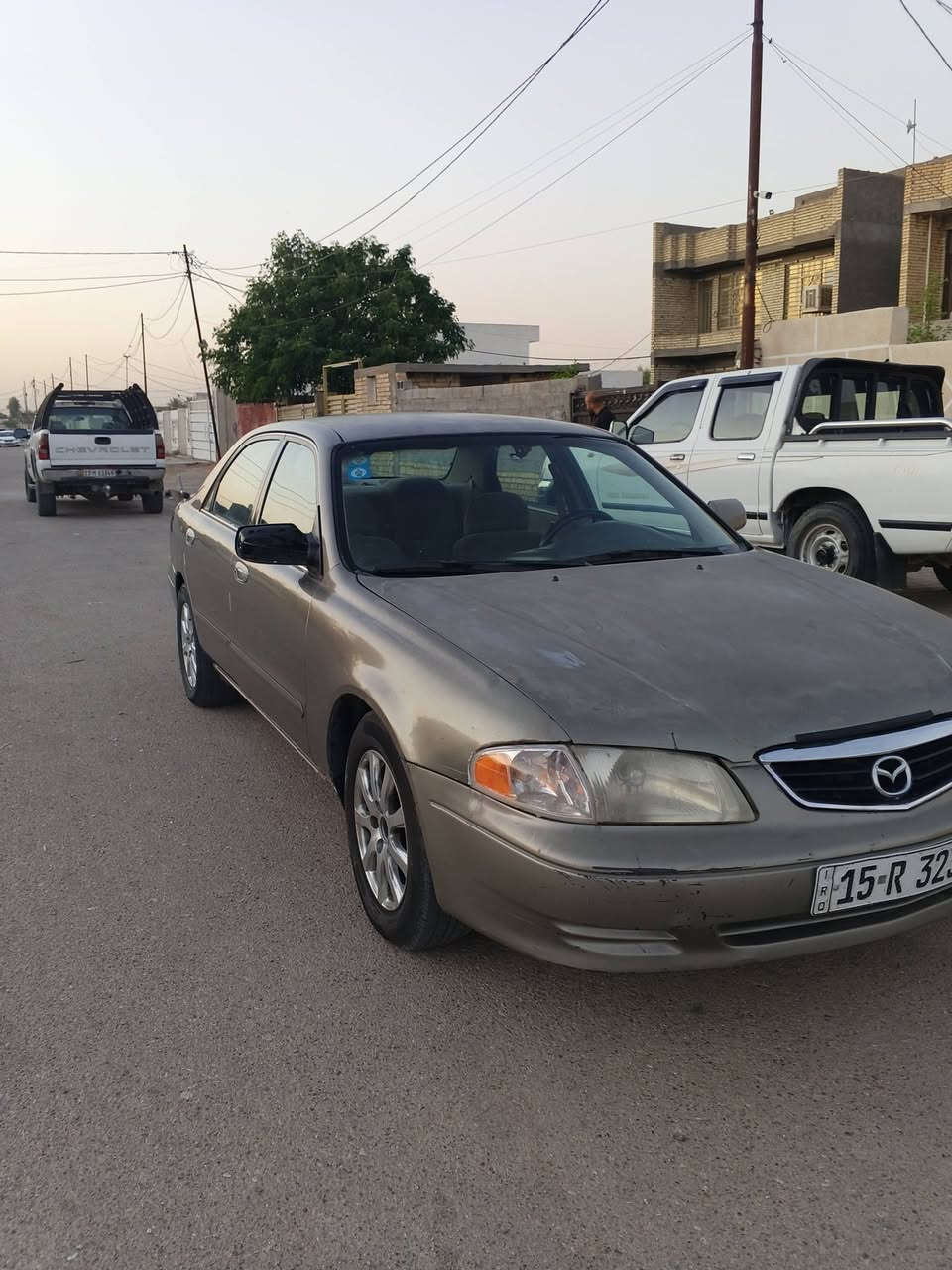 مازدا فاصوليا 1998 
محرك وگير مكفول
4 سلندر سنوية 2029
تدفئة تبريد 
كهربائيات بلاد كلها شغالة
ضرر مكفول بدون اي دواخل 
السعر 41$ وبيها مجال بسيط
العنوان بغداد
***********
