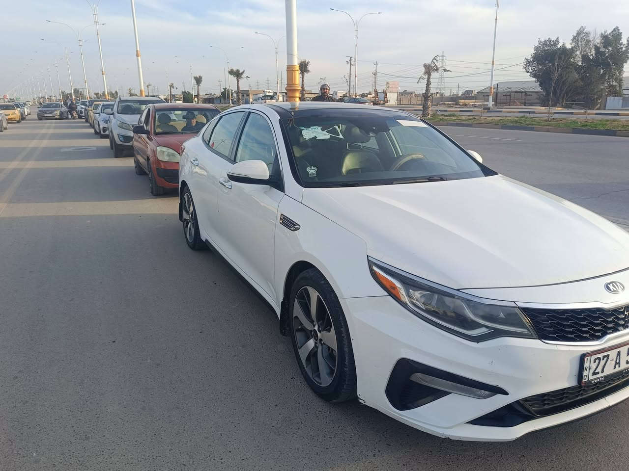 سلام عليكم اوبتيما البيع موديل 2019 حره بسمي مداور ثاني يوم سياره جاهزه كير محرك حداديه تخم تاير تبريد كله جاهز سياره فول بصمه S حساس امامي حساس خلفي تحكم استيرن تحديد مسار كشنات كهربائي جلد مانع الانزلاق سياره بيه هواي موصفات ماشيه 111 بسمي السعر 153 وبيه مجال المكان السماوه الاستفسار ***********
