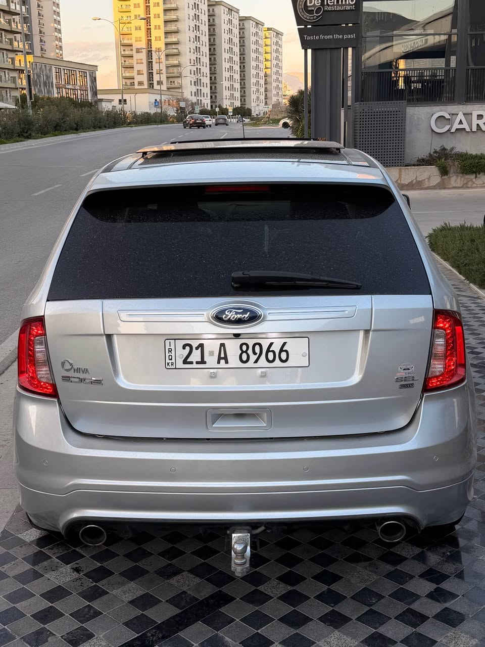 فورد ئيدج ٢٠١٣ خليجي شركة نڤاي
پارچەو پەلە یەکی بۆیاخە لەسەر شوخت  -بي پارچةگوران 120000km ناو زەرد
ڕۆنی گێڕو مەکینە لۆکە لە مۆتڵ گۆراوە 
فول فول مواصفاتsel سفري شريكةي نيڤاية
يةك دةست بوة لة شةريكةوة120000ml  روشتووة
هةموو گياني لةسةر دةقي شةريكة ماوة
مەکینە گێڕ ئەکسل دەبڵ ئەکسل هەموی لەسەر دەقی شەریکە یە
فول مواصفات (-دةبل پانوراما- ٣ شاشة-شاشة گةورة و گيچ ئةلكتروني-دةبل ئةكسل -كوشن جلد كوشني پيشةوة و كوشني دواوة كارةباية
ليدي دةعامي- ئاوينة گلوپ- ئاوينة نيكل-لايت ئوتو-لايت زينون بيلادي-ويلي ١٨ بيلادي و زور مواصفاتي تر
گير و مةكينةي بةشةرت تةنها واتةرپةمپي گوراوة
بةشةرتي ١٠ فيتةر
٤ تايةو ويلي لوكي لة ژيرة
رةقم و سةنةوي و هةزةي هةمووي تازةية تا ٢٠٢٩ بةناوي خومةوةية. تةحويل غرامة بةشةرت
***********

ناونيشان - سليماني السليمانية, العراق
