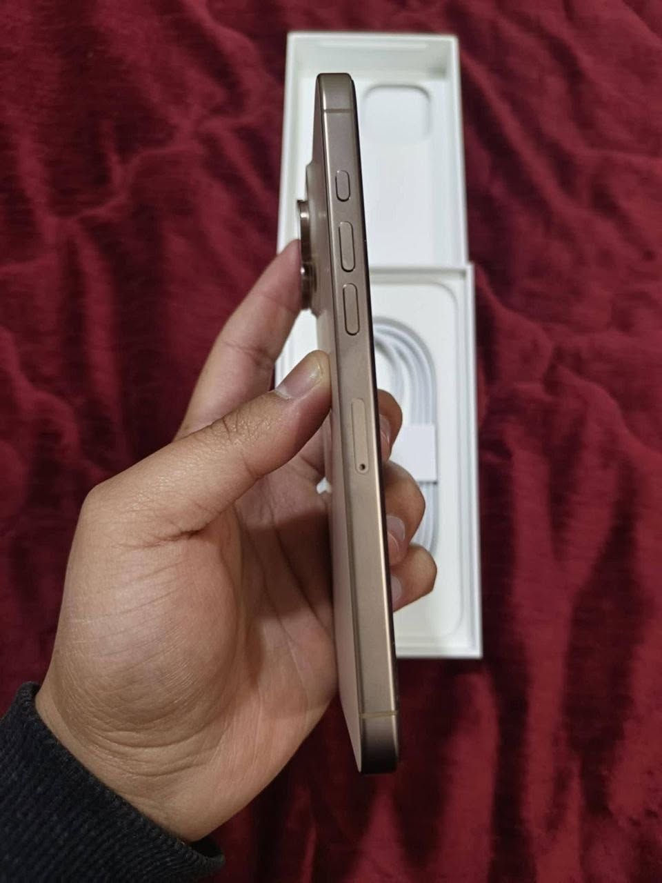 16Pro Max
512g
M
كسر الزيرو
معفي ضريبه
94٪
متاح التقسيط 
للتواصل والاستفسار ابعت خاااص


**إذا كنت صاحب هذا الإعلان وتريد حذفه لأي سبب، رجاءا أرسل رسالة إلى الدعم الفني**