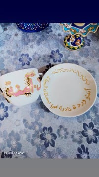 رسم على الزجاج • اكواب ومباخر • حسب الطلب