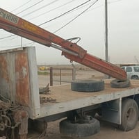 للبيع كرين هياب سبعه طن معه صطحه فلات طول سته متر وربع  للتصال 0780126...