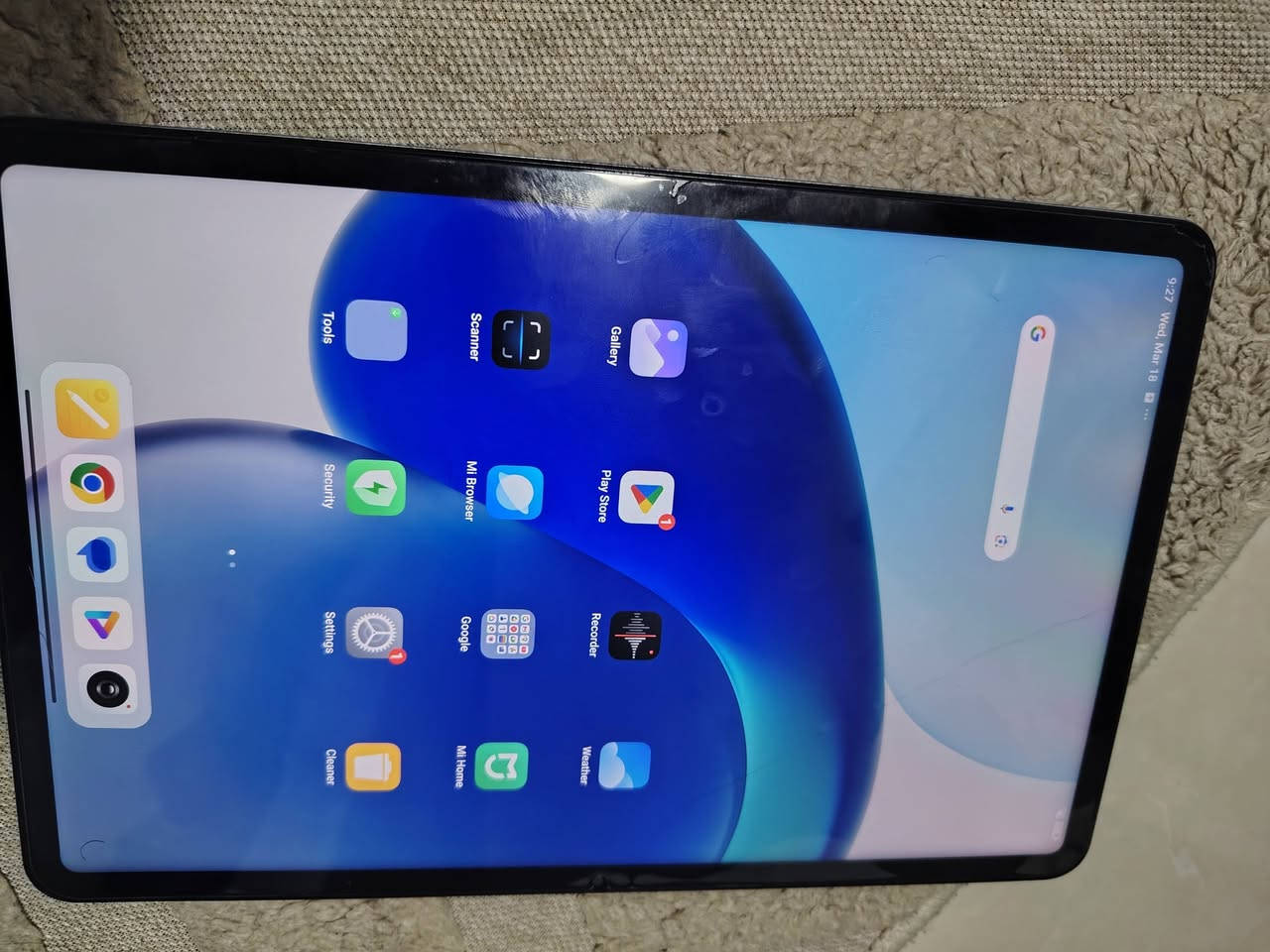 شاومي باد 6
الذاكره 256

العشوائيه 8

لون سمائي

الجهاز يجي ويا شاحنته الاصلية اضافتاً للكارتونه.

بي شكم انعواج خفيف بل صفاح مثل ما موضح بل صور
ابد ما مأثر على اداء الجهاز، ضمان الفحص

الايباد مستعمل على گد الدراسة

السعر : 290 الف وبي مجال للشراي

***********
