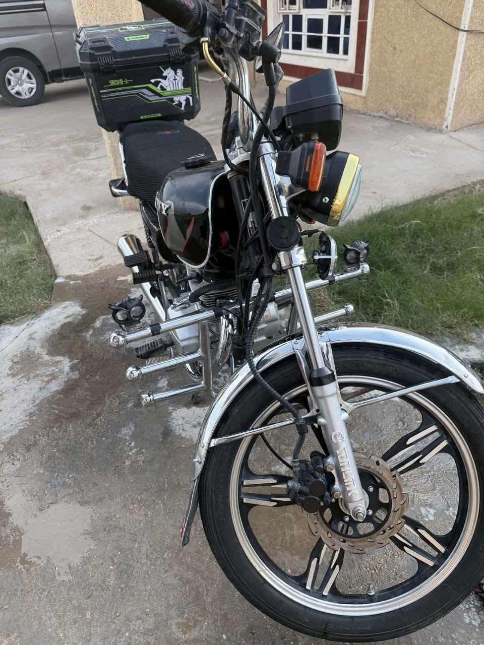 دراجة ايراني موديل 21نضافه گدامك مكفوله من كلشي محرك ما ممدوده عليه سبانه كهربائيات شغاله كلها مكاني الفلوجه السعر625 وبيه مجال ***********
