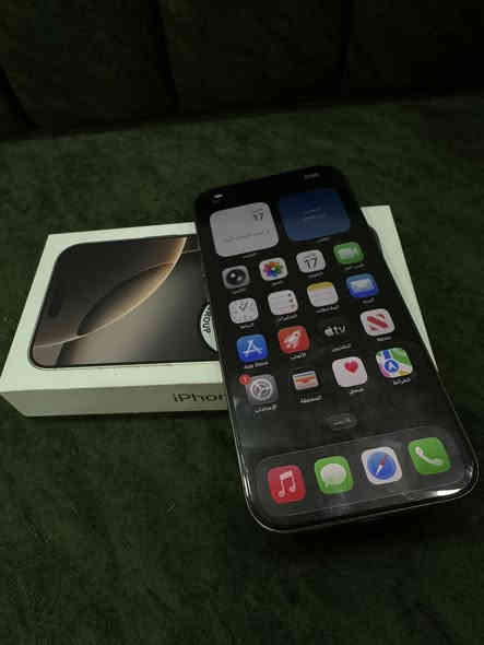 iPhone 16pro max أيفون 16 برو ماكس 
✅الذاكره 256 
✅البطاريه 99‎%‎
✅مستخدم قليل 
✅ ماستر 
✅ فئه m
💰السعر 1525000 وبي مجال 

📞 ***********

#ايفون #16بروماكس#موبايلات
