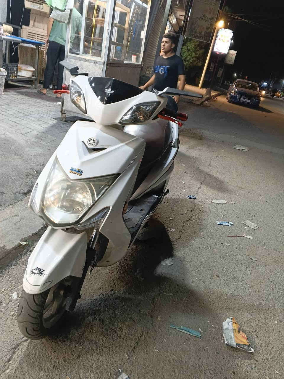السلام عليكم شباب دراجه سكنس لد نوزل خطين ستان حساس يابنيه دراجه كفاله عامه من الشخط والغراض الابلاديه موجوده مكاني بغداد الشعب ه‍ *********** واتساب أو رصيد السعر خاص
