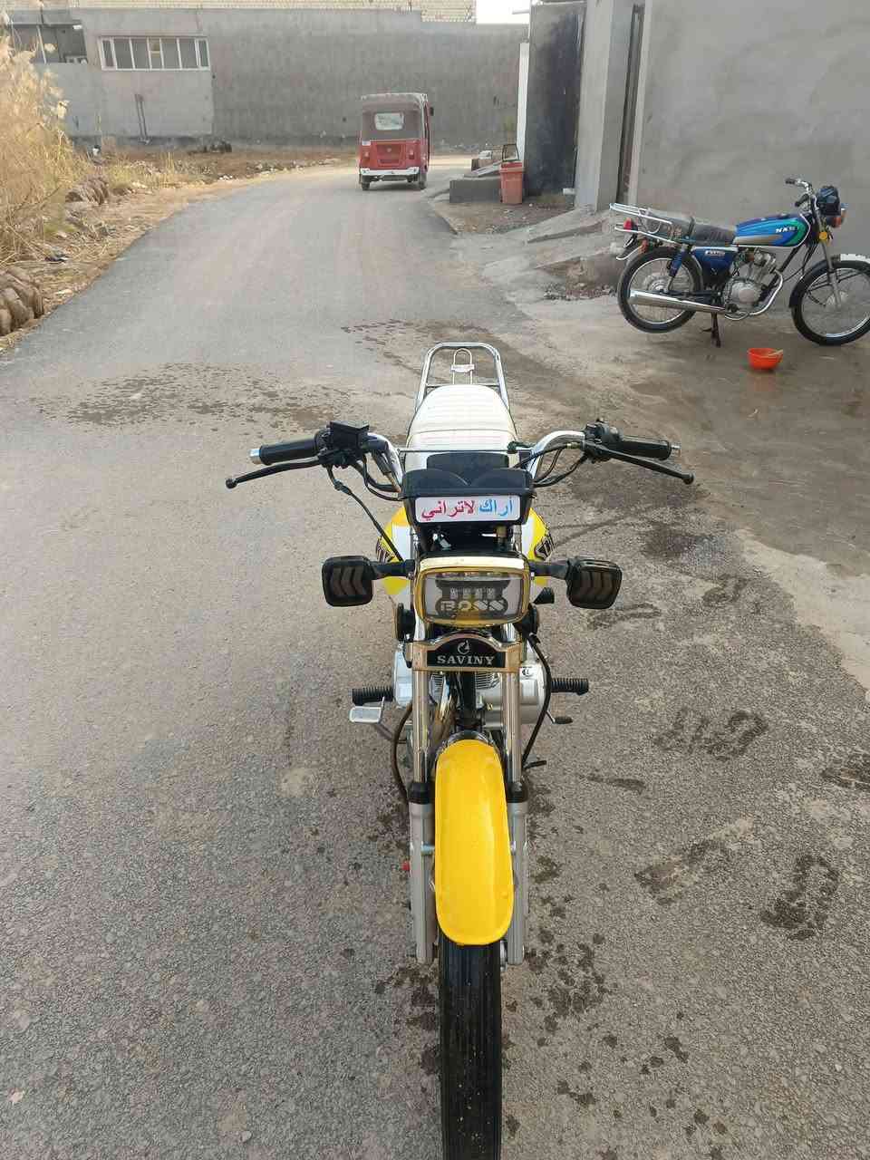 السلام عليكم دراجه سيفان للبيع موديل 24 نضيفه شغاله كله المكينه 150 ناعمه ونضيفه الكهربائيات كله شغاله نضيفه وخير من الله السعر خاص مكاني ديالى الخالص الرقم *********** متواجد خاص ❤
