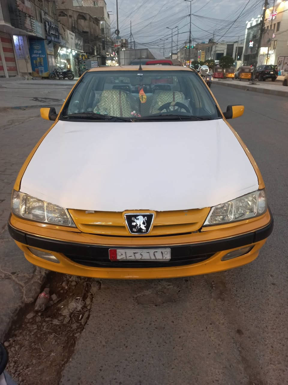 السلام عليكم سياره بيجو بارص ٢٠٠١٥ بابل رقم انكليزي باقي عله استلام اللوحات كي،مكينه تخم تاير تبريد كهربائيات تدفئة السياره جاهزه بيه بس الجاملغ الخلفي صفحة السايق معمرمكان السياره بغدادمدينة الحريه رقم الهاتف ***********السياره بسم عمي هزه مساقطه يعني كبل تحول السعر ٣٨ وبيه مجال بسيط
