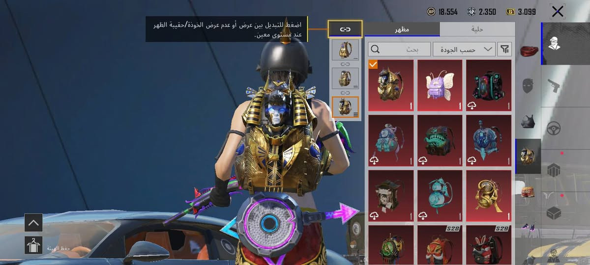 بي ٢ كونكر قديم و جديد
٤ امفورات ٣ ماكس 
يومبي ثلجي ماكس
ايدي ثلجي ماكس 
سكار ورديه ماكس
اوزي ثلجي كل مسج 
ام جي 3 ضرر مال بدله اكس 
بي ٩٠ البنفسجيه كل مسج 
اي يو جي الي بيها صوت كل مسج 
أكثر الاسلحه كل مسج الي تستخدمه
جنط مثك ١٢ منهم الفرعون
خوذ مثك ١٠ منهم راكب الجحيم) مكررة)
زي القبطان الابيض كامله
زي الاناناس كامله 
بي إطار و قطعتين re 
٣ سيارات مثك 
نزولايات مثك 8
حذاء الذهبي
الشعر الاصفر 
***********
تعال انته و سعرك ربط كامل يمي داخلي ايميل و رقم و خارجي واتساب و فيس
