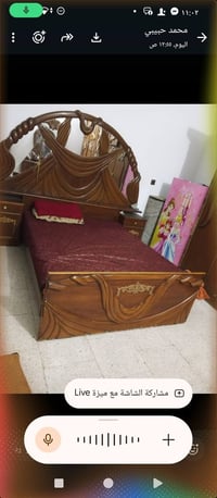 غرفة اخشاب • غرفة نوم • اثاث خشبي • سرير • للبيع
