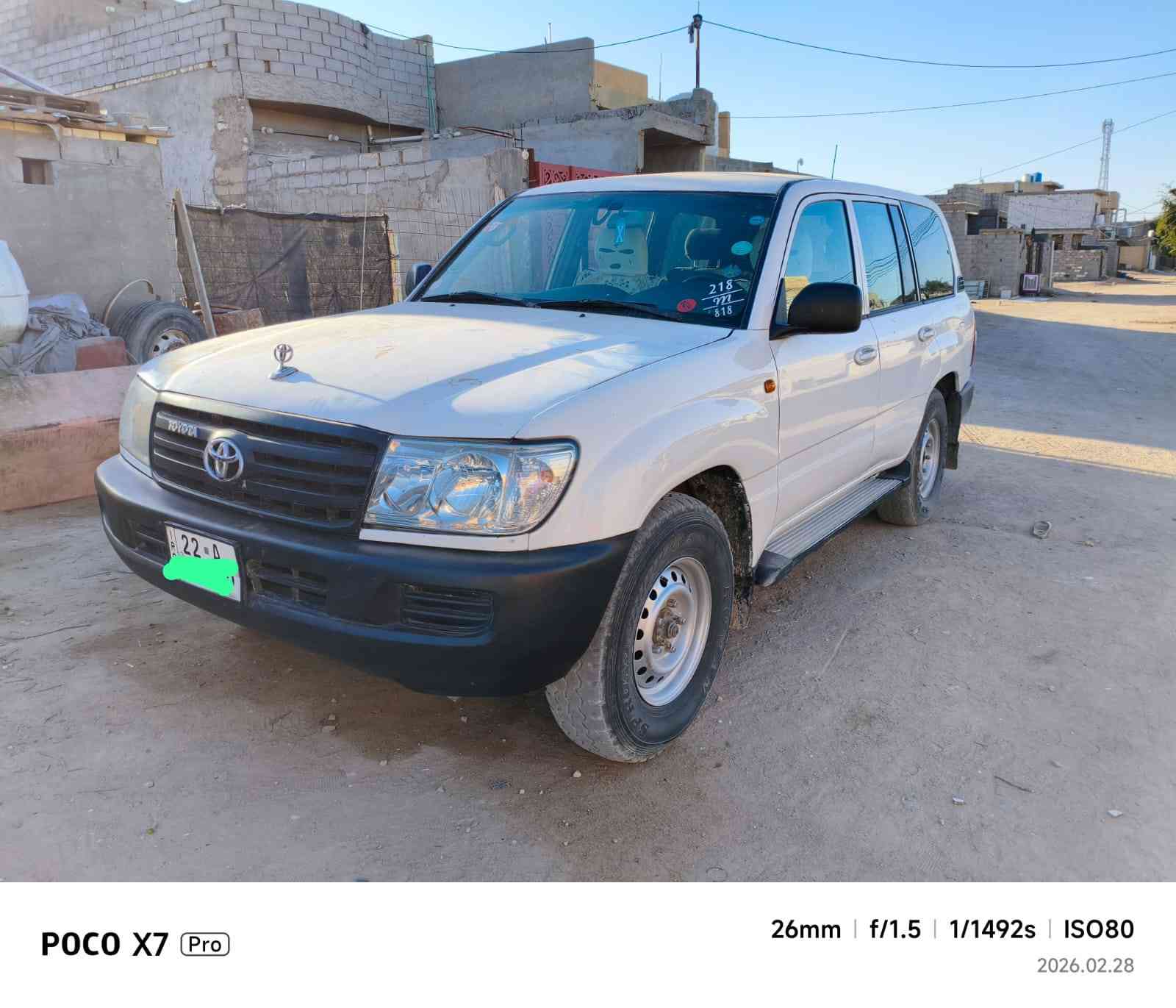 سلام عليكم للبيع او مراوس بسعر اقل لانكروز مG2003 سياره مصبوغه عام اثار متجيه بجم كبس برغي ممفتوح بيه مكينه جديده توني مجفته مكفوله  لوكير اكسنات فورويل مكفولات مكاني كربلاء سياره بسمي تريد تحويل تريد وكاله رقم اربيل سنويه لل2030 شرط دكه حاسبه اصولي سعر 127وبيه مجال للاستفسار *********** ///***********
