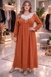 فستان ايروبين • مطعم بالتور الأبيض • مقاس L-2XL