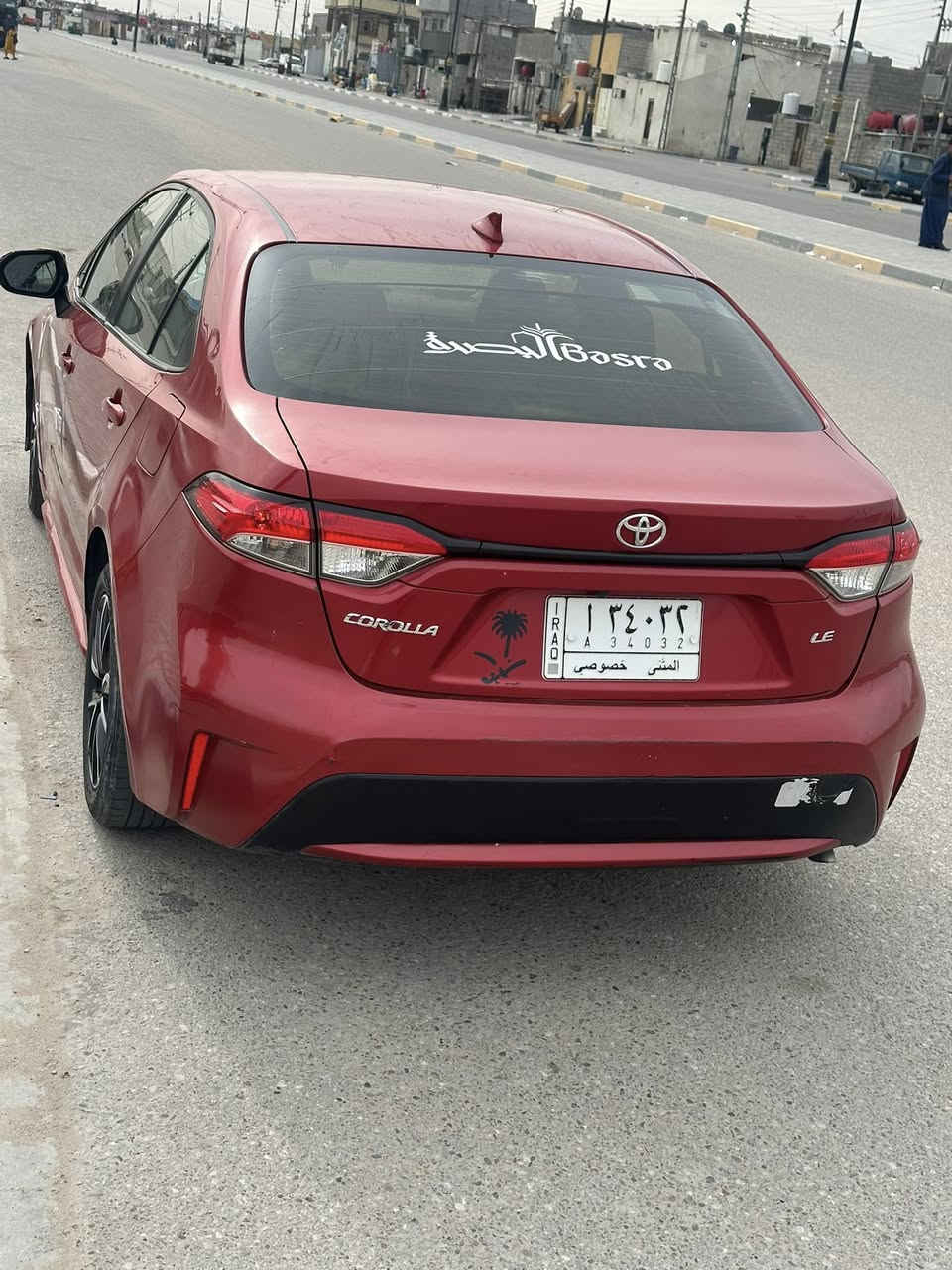 سلام عليكم تيوته كورلا 2020وارد مريكي جاملق وبنيد وبيها طخات بل عراق كير محرك خير من الله ماتخسر عليها اي شي سنه وصير حره وكاله بأسم المشتري مواصفات LE معروفه محرك1800تحكم ستيرن جهتين هند بريك بصمه كشن حضن 
سعر115وقابله لتفاوض تصل واتساب موجود***********
