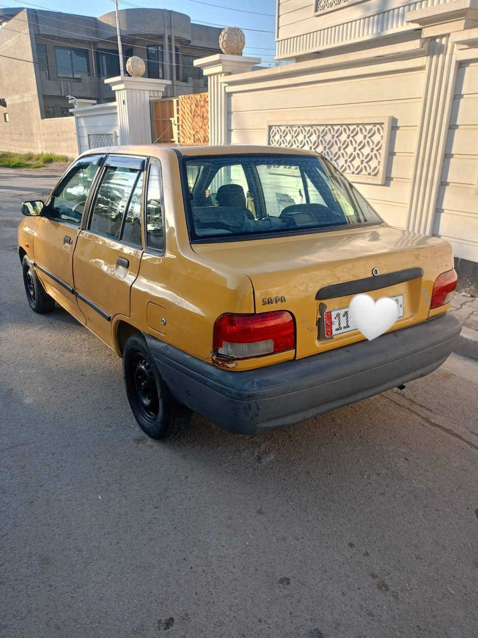 سلام عليكم سايبا للبيع موديل 12 رقم بغداد نكليزي مكينه بيها بخار قليل شوي وتكطع كير نضيف هيئه وغرامات مصفره سنويه2030 صدر حداديه اربع دبلات جدد كهرباياتها شغاله شواصي من جها البراكيت معمره سياره مال واحد يعيش بيها السعر 24وبيها مجال قليل حك الجيه مكاني بغداد المدائن رقم الهاتف ***********حسين اللامي
