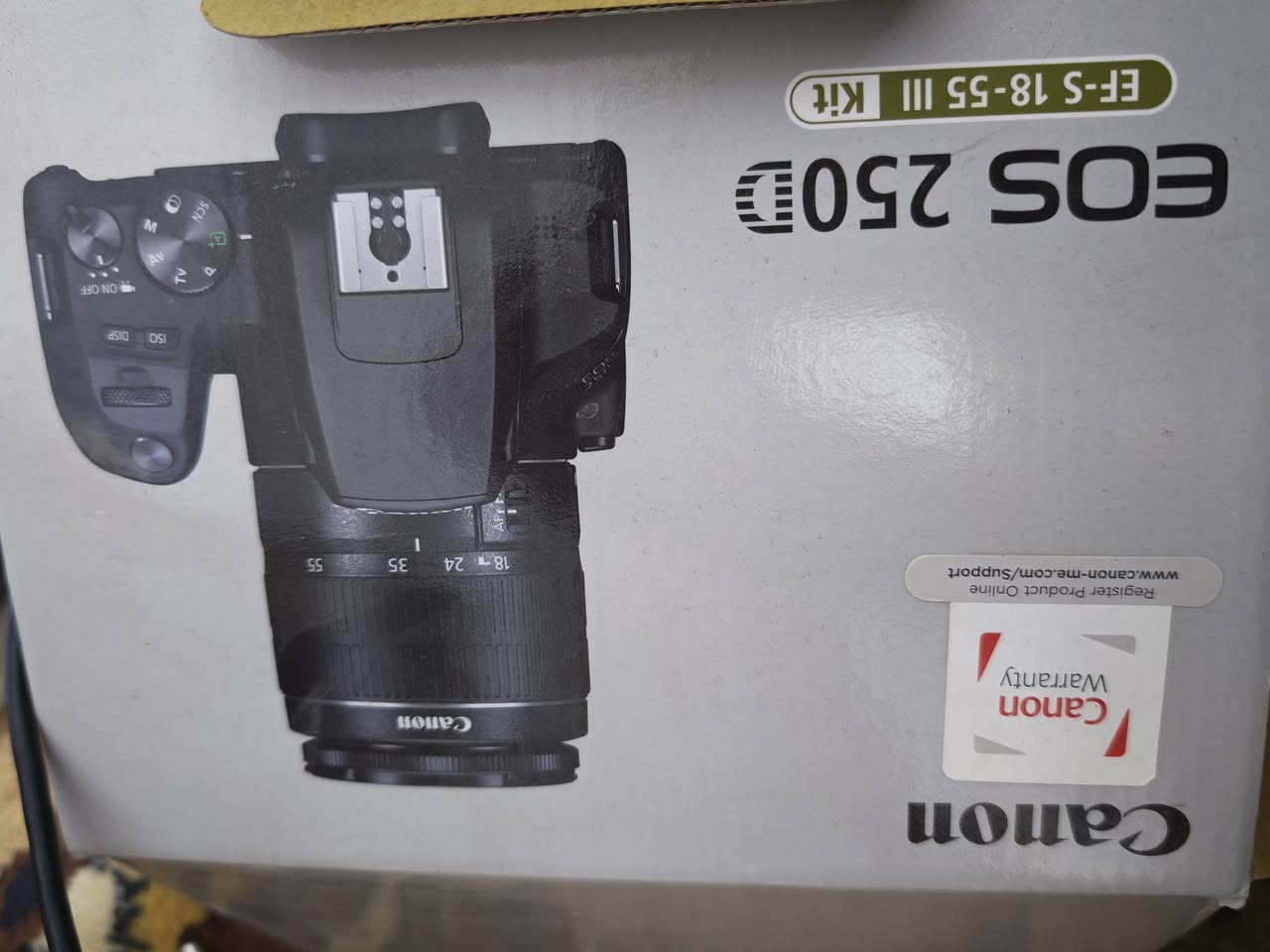 كانون 250d
كاميرا جديدة استخدام شخصي فقط فقط 
محتاج فلوس واريد ابيعها قيم سعرك بلي يرضي الله


**إذا كنت صاحب هذا الإعلان وتريد حذفه لأي سبب، رجاءا أرسل رسالة إلى الدعم الفني**