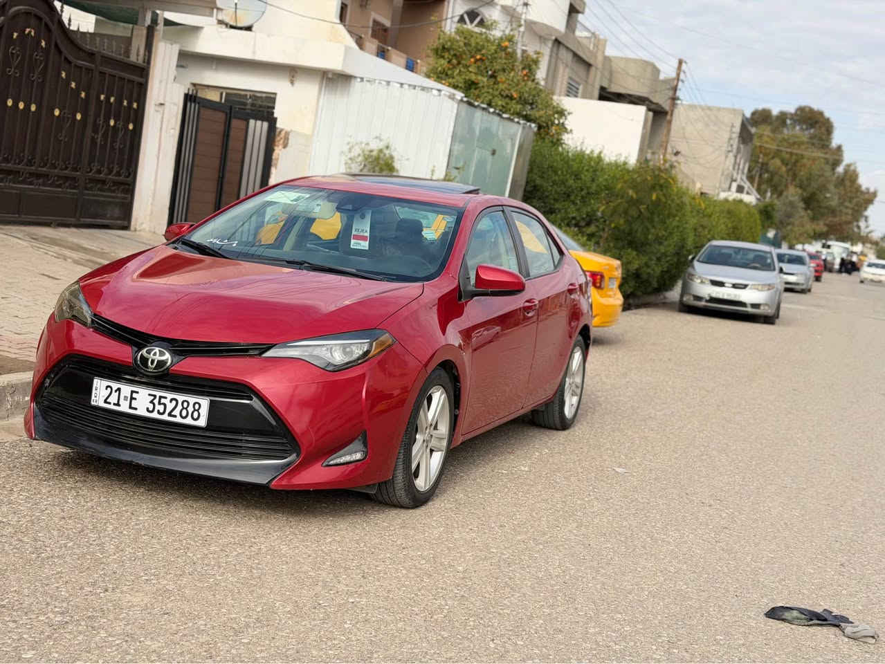 سلام كورلا موديل 2019 فول مواصفات فقط مو بصمه
فتحه سلايت داخل لونين ويل نجمه وبعد هـــــواჂ̤ مواصفات معروف كورلا رقم سنويه حديد بيها كوبون بانزين
ضرر فقط جاملغ خلفي وشبر يم رقم شرط بدون دواخل بدون ايرباك بجم كبس شرط حتى مـہטּ شخوط كير ومحرك شرط 
١٣٠ ماشيه مكاني كركوك يعجبج خابر معجبك آني ممنون
سعره 133 بيها كلش قليل حك جيه
رقمي *********** كركوك, العراق
