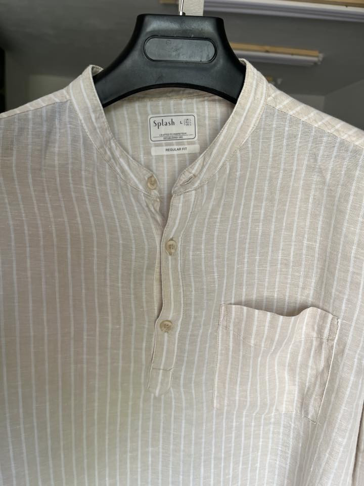 قميص لينن غير مستخدم
ماركة سبلاش 
القياس (L يلبس XL)
عرض الصدر 45
(15 ) شامل اجور التوصيل
يمكنك مشاهدة بقية الموديلات انقر على الصفحة الشخصية


**إذا كنت صاحب هذا الإعلان وتريد حذفه لأي سبب، رجاءا أرسل رسالة إلى الدعم الفني**