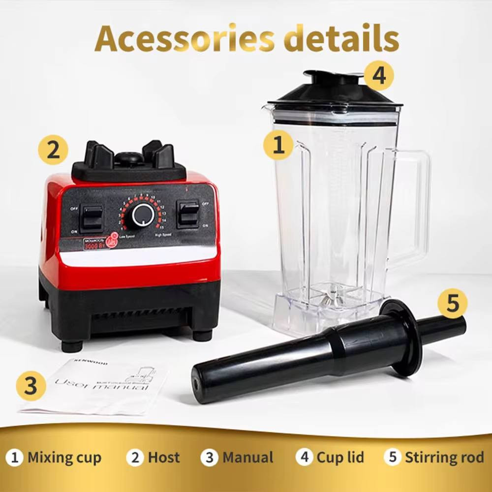 خلاط ميزان (MEZAN) عالي الأداء بقوة 5500 واط وسعة 2.5 لتر

يعتبر خلاط ميزان (MEZAN) المساعد المثالي في مطبخكِ، حيث يجمع بين القوة العالية والسعة الكبيرة لتحضير العصائر والوجبات السريعة بكفاءة واحترافية.

• قوة جبارة 5500 واط: محرك قوي جداً مصمم لخلط أصعب المكونات وسحق الثلج بسهولة تامة.

• سعة عائلية ضخمة: إبريق بسعة 2.5 لتر يكفي لتحضير كميات كبيرة من العصير أو الشوربة في وقت واحد.

• تعدد الاستخدامات: مخصص لتحضير العصائر الطازجة، سحق الثلج (Ice Cream)، طحن الحبوب وصنع حليب الصويا، وتحضير الشوربات (Doup).

• نظام شفرات متطور: شفرات حادة من الفولاذ المقاوم للصدأ تضمن خلطاً متجانساً وناعماً لجميع المكونات.

• تحكم كامل بالسرعة: يحتوي على مفتاح تحكم بالسرعات مع خاصية التشغيل النبضي (Pulse) للتحكم في قوام الخلط

• الموديل: 8018.
• الطاقة الاستهلاكية: 5500 واط.
• سعة الإبريق: 2.5 لتر.
• الجهد الكهربائي: 220-240 فولت.
• التردد: 50-60 هرتز.

محتويات العلبة:
• قاعدة المحرك الرئيسية (5500 واط).
• إبريق خلط شفاف سعة 2.5 لتر.
• غطاء الإبريق العلوي.
• أداة دفع المكونات اليدوية.


**إذا كنت صاحب هذا الإعلان وتريد حذفه لأي سبب، رجاءا أرسل رسالة إلى الدعم الفني**