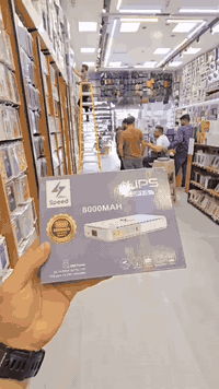 من شركة: Speed (سبيد) UPS لـلراوتر.

• ​ ضمان مريح لمدة سنتين.
• ​ صغير للغاية، يُقارب حجم اليد لكلا النوعين.
• ​السعات المتوفرة: 
 12,000 MAH (مللي أمبير)
 8,000 MAH (مللي أمبير)
للحجز واتساب
 ***********
***********
