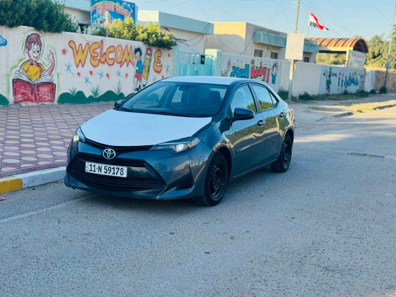 السلام عليكم كورلا مديل2019 
نضام يكو 
مانع انزلاق
تحكم جهتين 
مكينه 1800
كامرا 
شاشه ابلاد 
تخم تاير جديد 
رقم بغداد سنويه ورقم جدد بأسمي 
السياره بيها 3 قطع صبغ بدون دواخل 
كما واضح بل سونار 
وارد امريكي 
كير ومكينه مكفولات 
السعر١١٣  وبيها مجال
مكان السياره بغداد 
الاستفسار ***********
