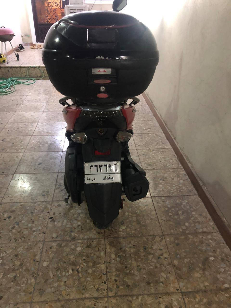 دراجه ماجسته رقم بغداد 
مغلفه بيبي اف 
لون ابلادي ازرك 
كفاله عامه كفر ومكينه
رقم وسنويه كامله
رقم صاحب  ***********
