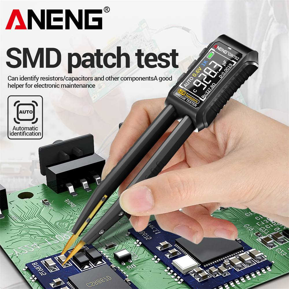 جهاز ZOYI ZT-MD1، وهو عبارة عن ملقط ذكي رقمي لقياس المكونات الإلكترونية (LCR Tweezer Bridge Tester).
الوظيفة: قياس المقاومة، السعة، والحث (LCR)، بالإضافة إلى فحص الدايود والاستمرارية. 
الميزات: تحديد تلقائي للمكونات، شاشة ملونة عالية الدقة، والقدرة على تبديل ترددات وجهد الاختبار (على سبيل المثال، 1 كيلو هرتز، 0.6 فولت). 
الاستخدام: مصمم خصيصاً لاختبار مكونات SMD الصغيرة. 
الملحقات: يأتي مع حقيبة حمل واقية.
السعر 25 الف


**إذا كنت صاحب هذا الإعلان وتريد حذفه لأي سبب، رجاءا أرسل رسالة إلى الدعم الفني**