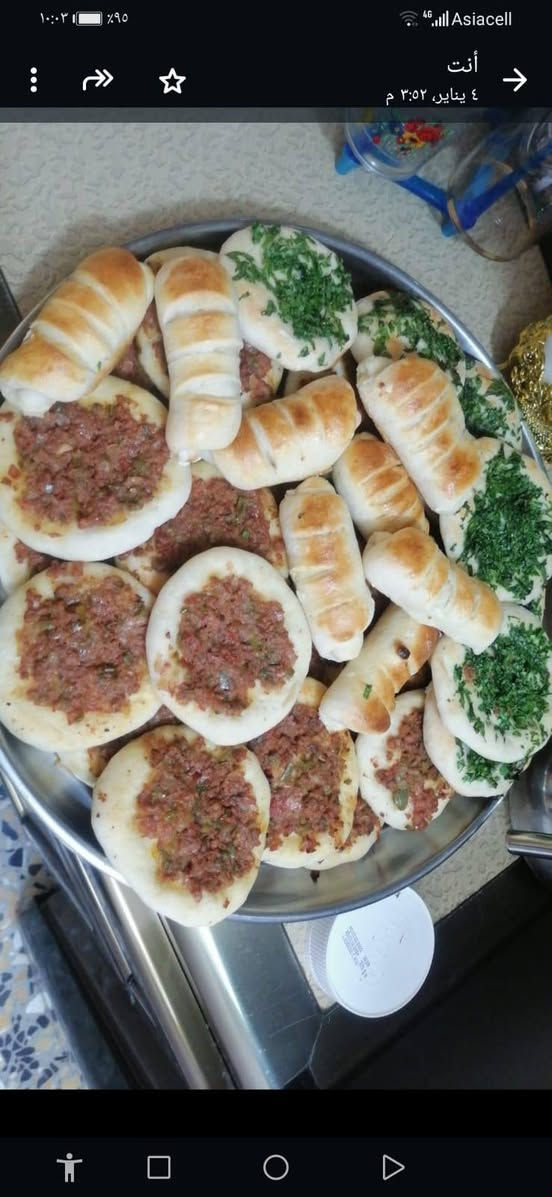 السلام عليكم يوجد لدينا معجنات واكلات حسب طلبكم شغل في البيت الله شاهد نضيف وطعم طيب سعر الكيكة 7الف
الفطائر 30قطعة ب15الف
لحم بعجين 30قطعة ب16الف 
جدر مقلوبة او جدر دولمه حسب طلبكم 
السلام عليكم يوجد لدينا معجنات واكلات حسب طلبكم شغل في البيت الله شاهد نضيف وطعم طيب سعر الكيكة 7الف


**إذا كنت صاحب هذا الإعلان وتريد حذفه لأي سبب، رجاءا أرسل رسالة إلى الدعم الفني**
