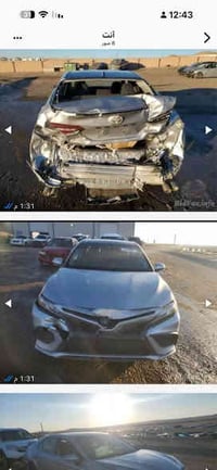 تيوتا كامري 2021 xse فول 1/1  ماشيه 57mi معوقين باقيله سنتين وتفك + عل...